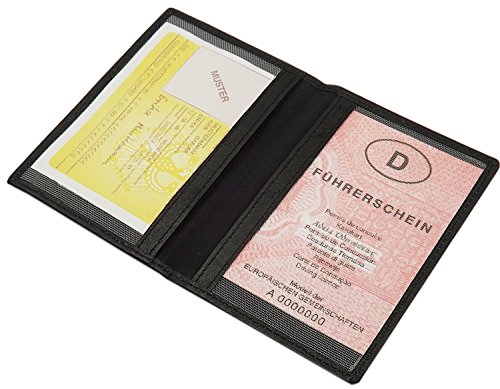 myledershop Karten- und Ausweisetuis porta documenti Bufalo Nero