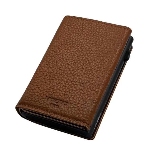 Moero Linea PRO PRO PLUS Zip portafoglio Brown RFID