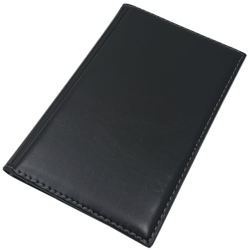 myledershop Banktaschen Cartellina per fatture e ricevute portaconto nera