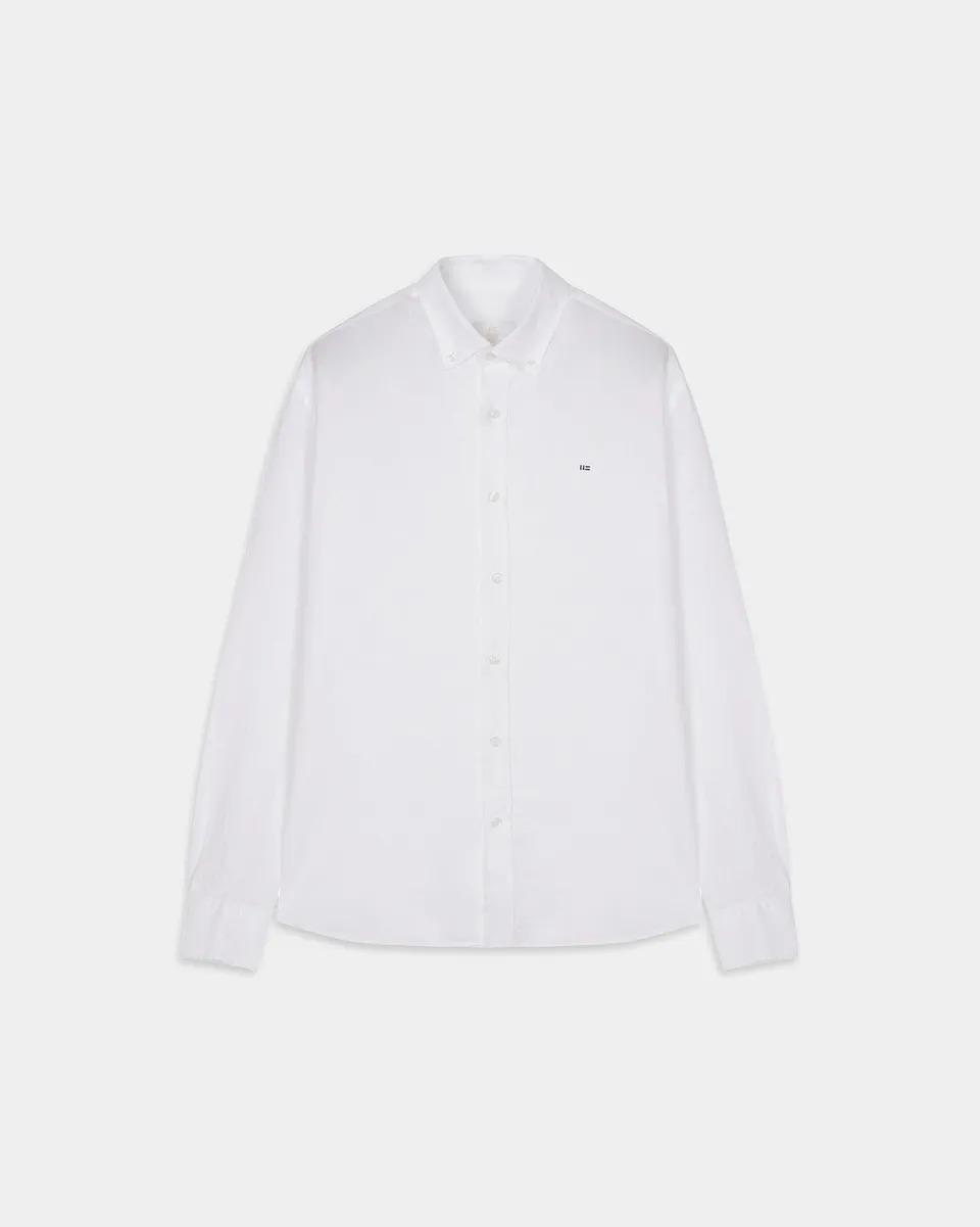 Miguel Bellido Camisas Camisa casual de lino camicia taglia 2-6, collo con bottoni
