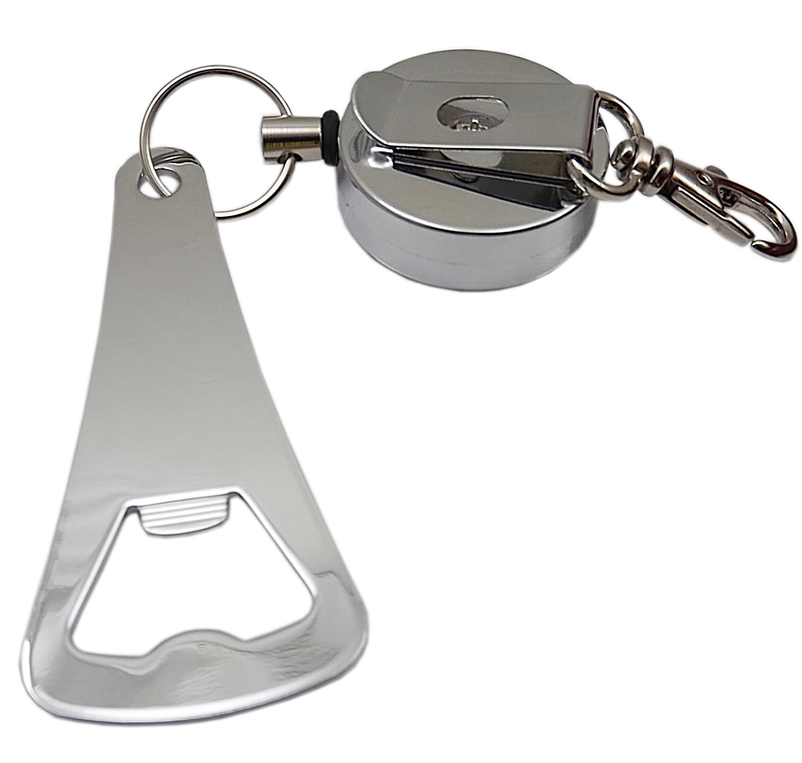 myledershop Jojo’s / Rollmatiks portachiavi Rollmatic argento con apribottiglie