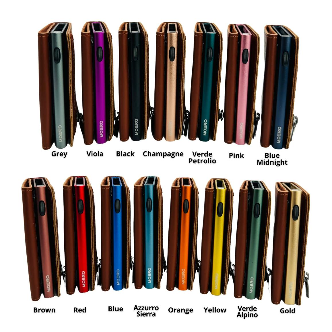 Moero Linea PRO PRO Zip portafoglio marrone 4.0 RFID