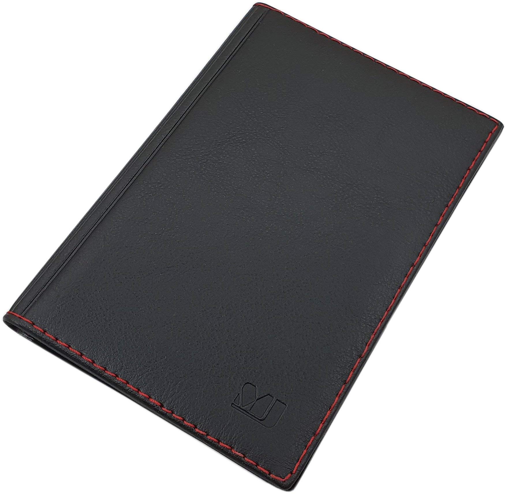 myledershop Karten- und Ausweisetuis porta documenti Nero Design 2 A6