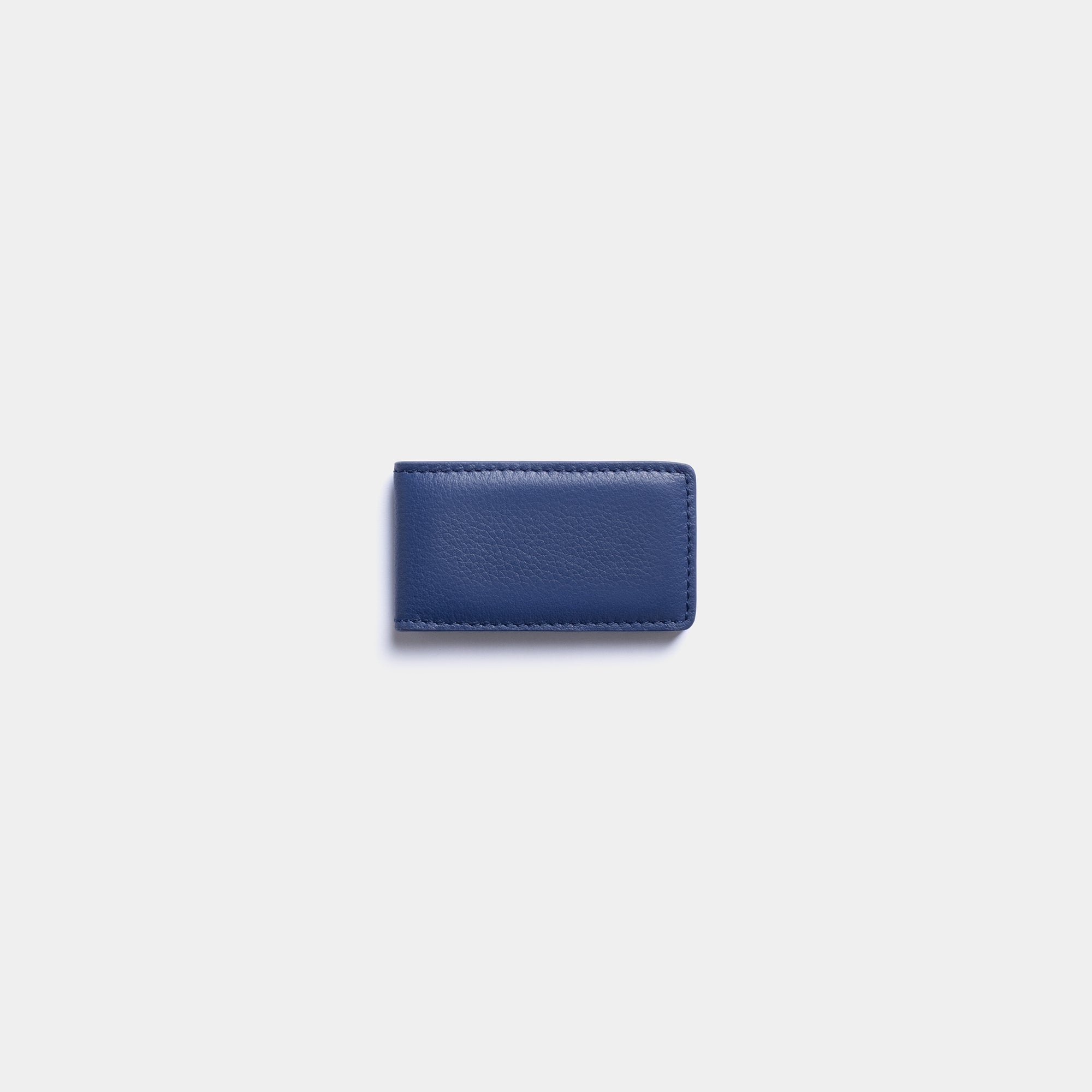 Miguel Bellido Accesorios funcionales pinza magnetica per banconote blu pelle