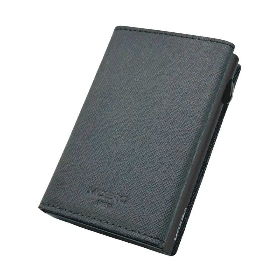 Moero Linea PRO Saffiano portafoglio grigio 4.0 RFID