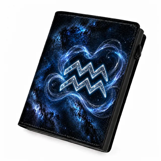 Moero Edizioni Speciali Pro Acquario Zodiac portafoglio Saffiano RFID