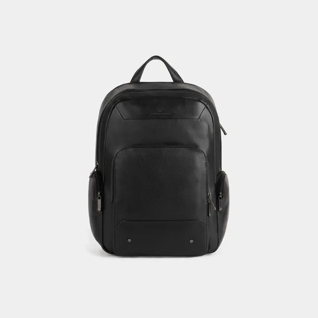 Miguel Bellido Mochilas para hombre Mochila Venecia de piel de vacuno zaino porta PC 15 pollici