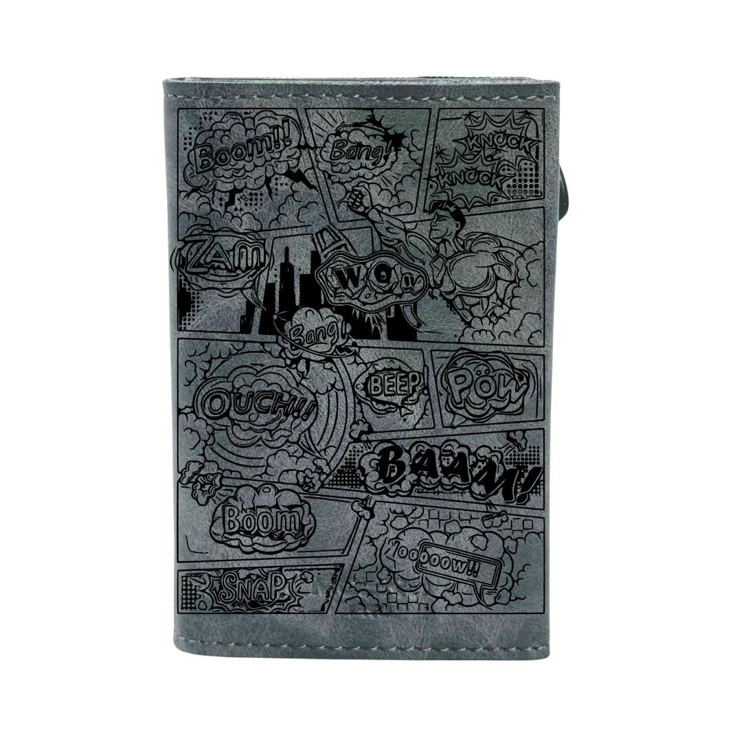 Moero Linea PRO Comic Pro Comic 1 portafoglio RFID magnetico vegano