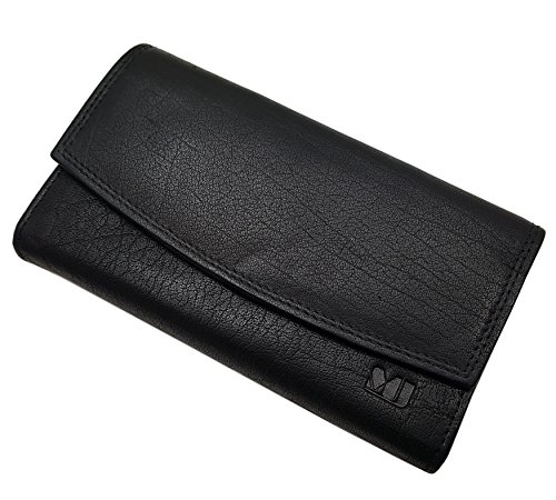 myledershop Kellnerbörsen portafoglio cameriere in pelle di bufalo nero