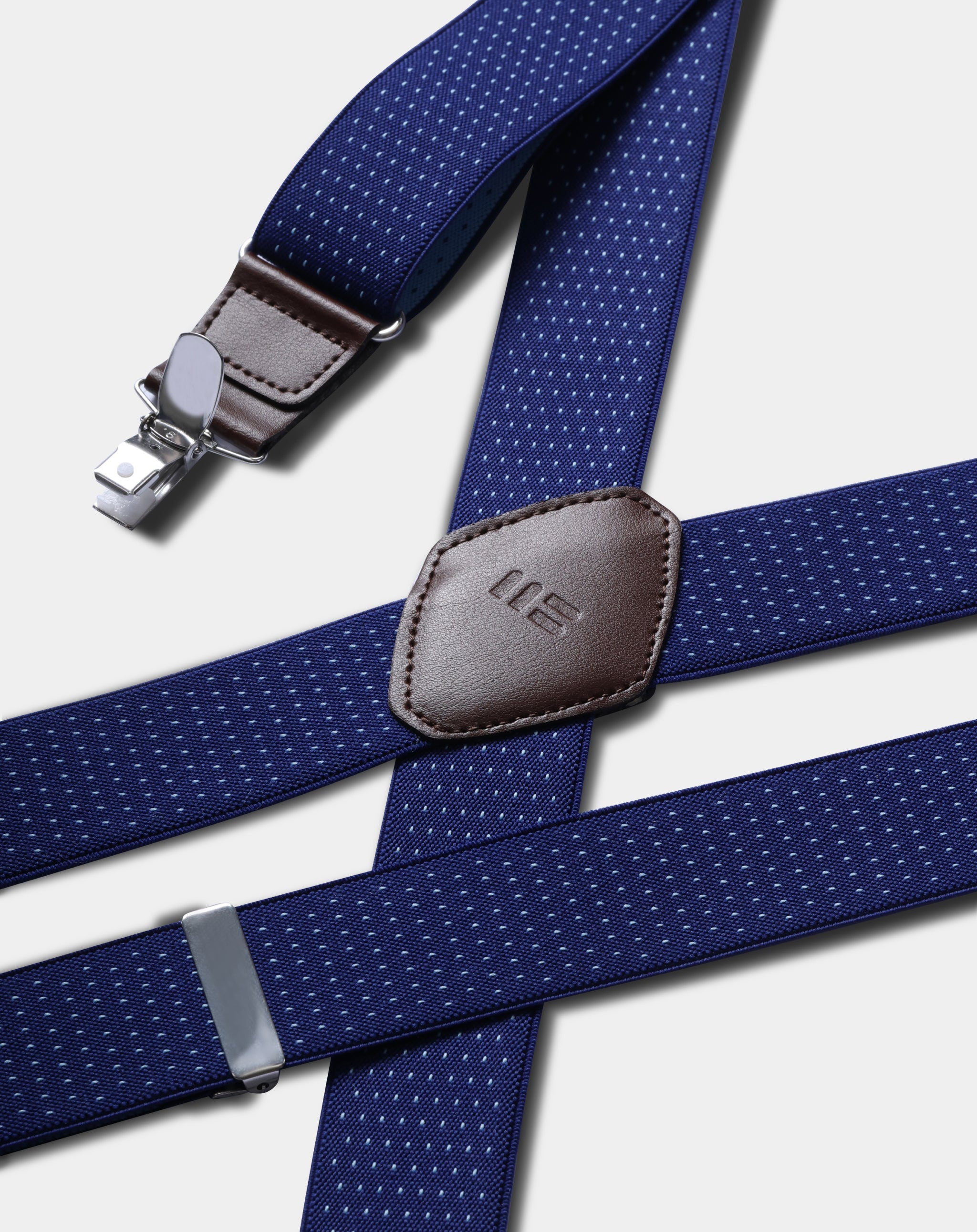 Miguel Bellido Tirantes bretelle elastiche a pois blu