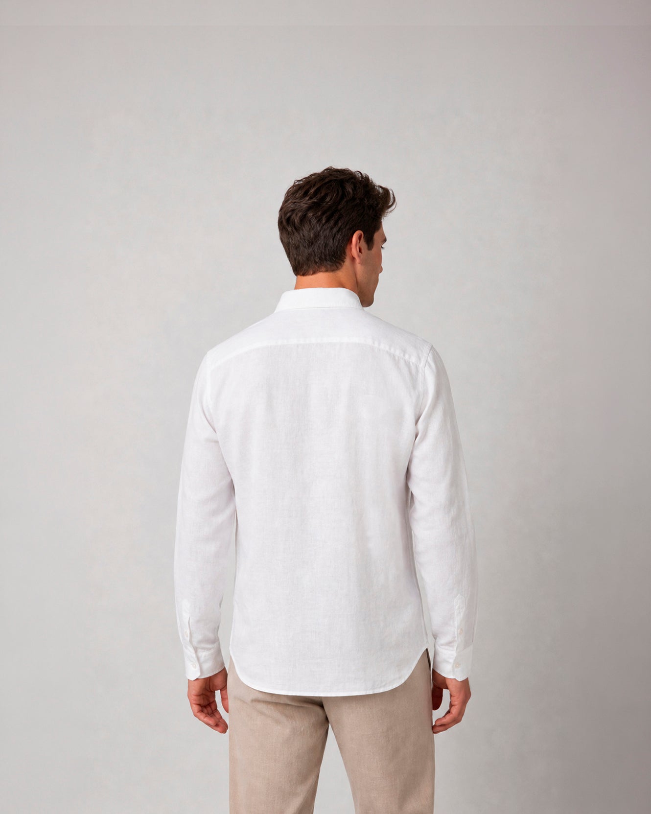 Miguel Bellido Camisas Camisa casual de lino camicia taglia 2-6, collo con bottoni