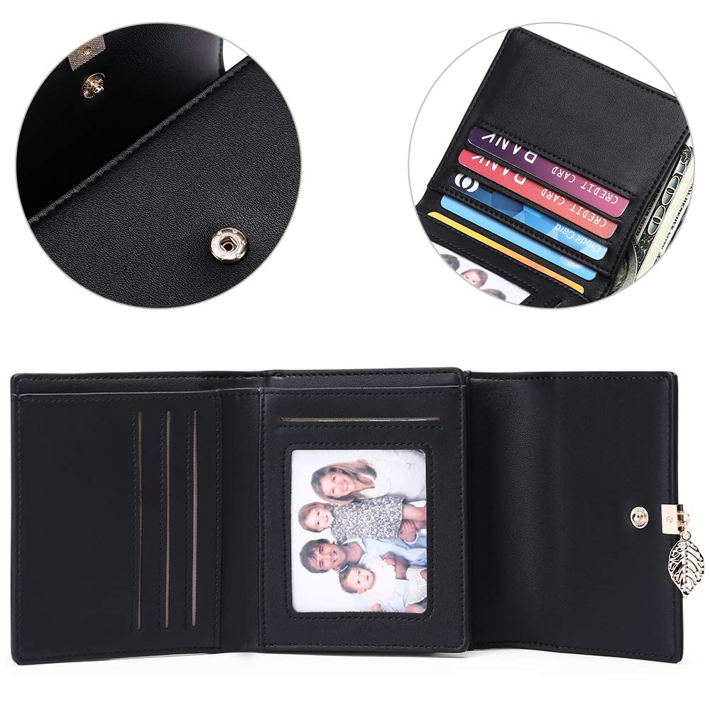 GOIACII SLIM WOMEN WALLET portafoglio donna nero RFID