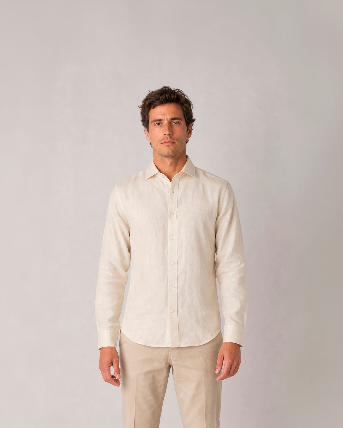 Miguel Bellido Camisas Camisa casual de lino 2