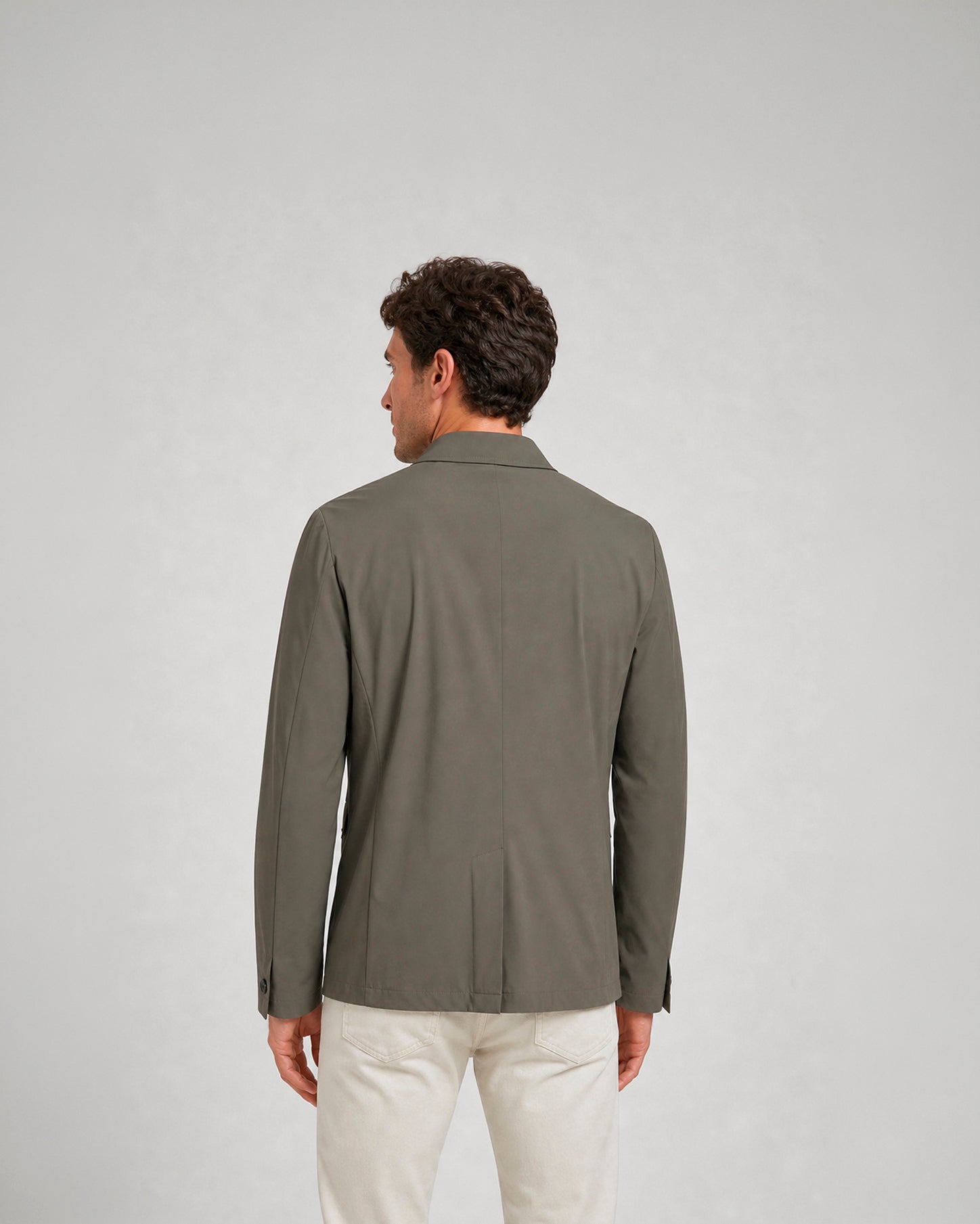 Miguel Bellido Americanas, Sobrecamisas y Chaquetas giacca slim fit in tessuto tecnico
