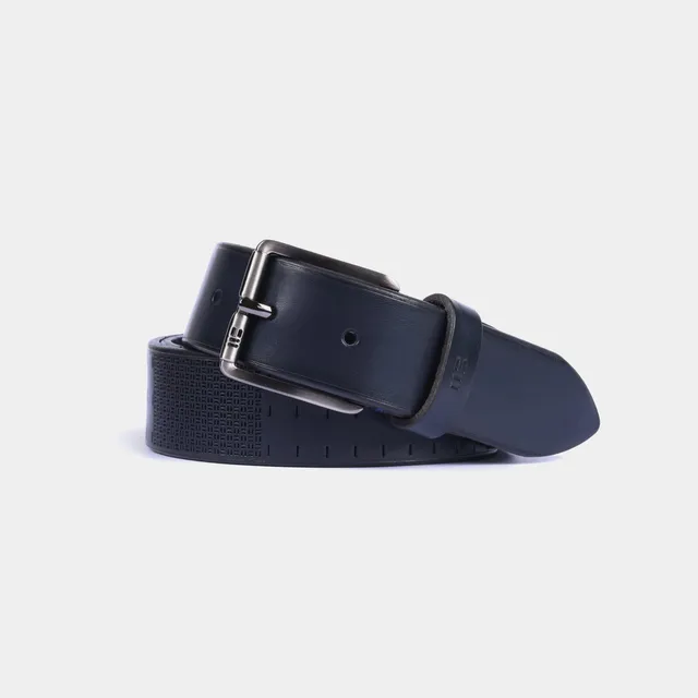 Miguel Bellido Cinturones cintura in pelle bovina blu navy