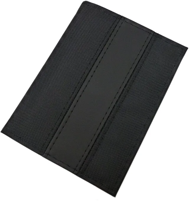 myledershop Karten- und Ausweisetuis porta documenti 6 scomparti nylon similpelle