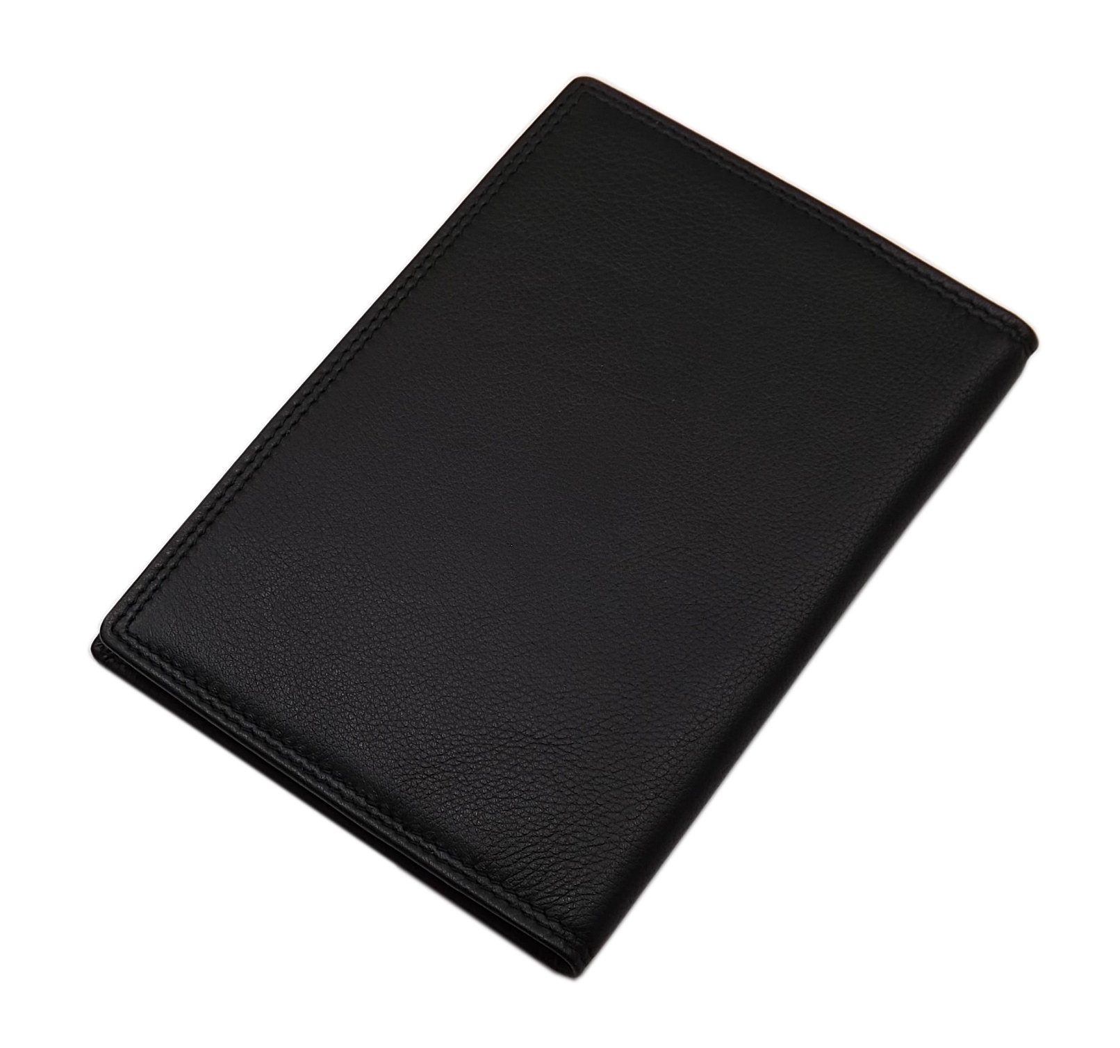 myledershop Impf- und Reisepass Mappen custodia passaporto nera RFID