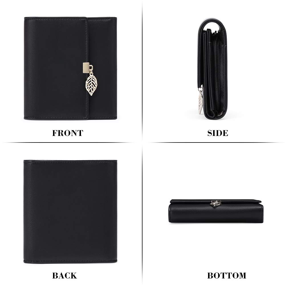 GOIACII SLIM WOMEN WALLET portafoglio donna nero RFID