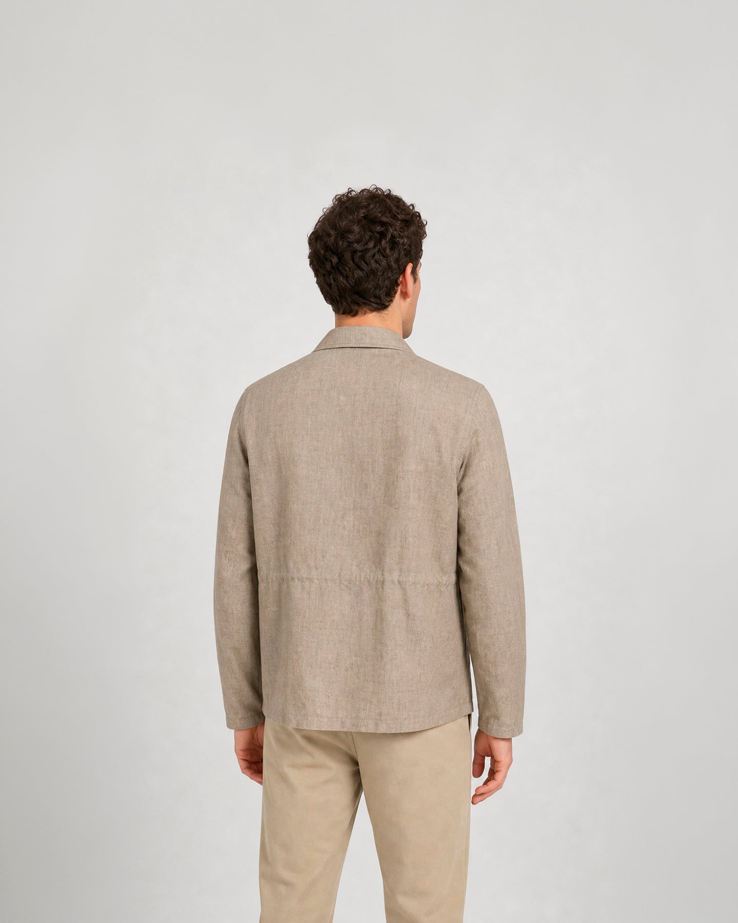 Miguel Bellido Americanas Chaqueta 4 bolsillos 100% lino beige
