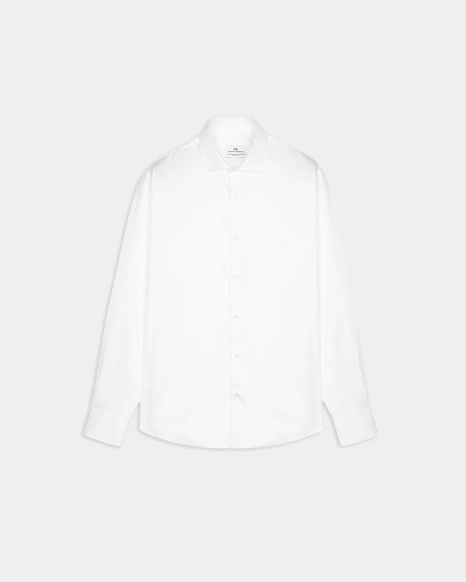 Miguel Bellido Camisas Camicia elegante in cotone con polso misto
