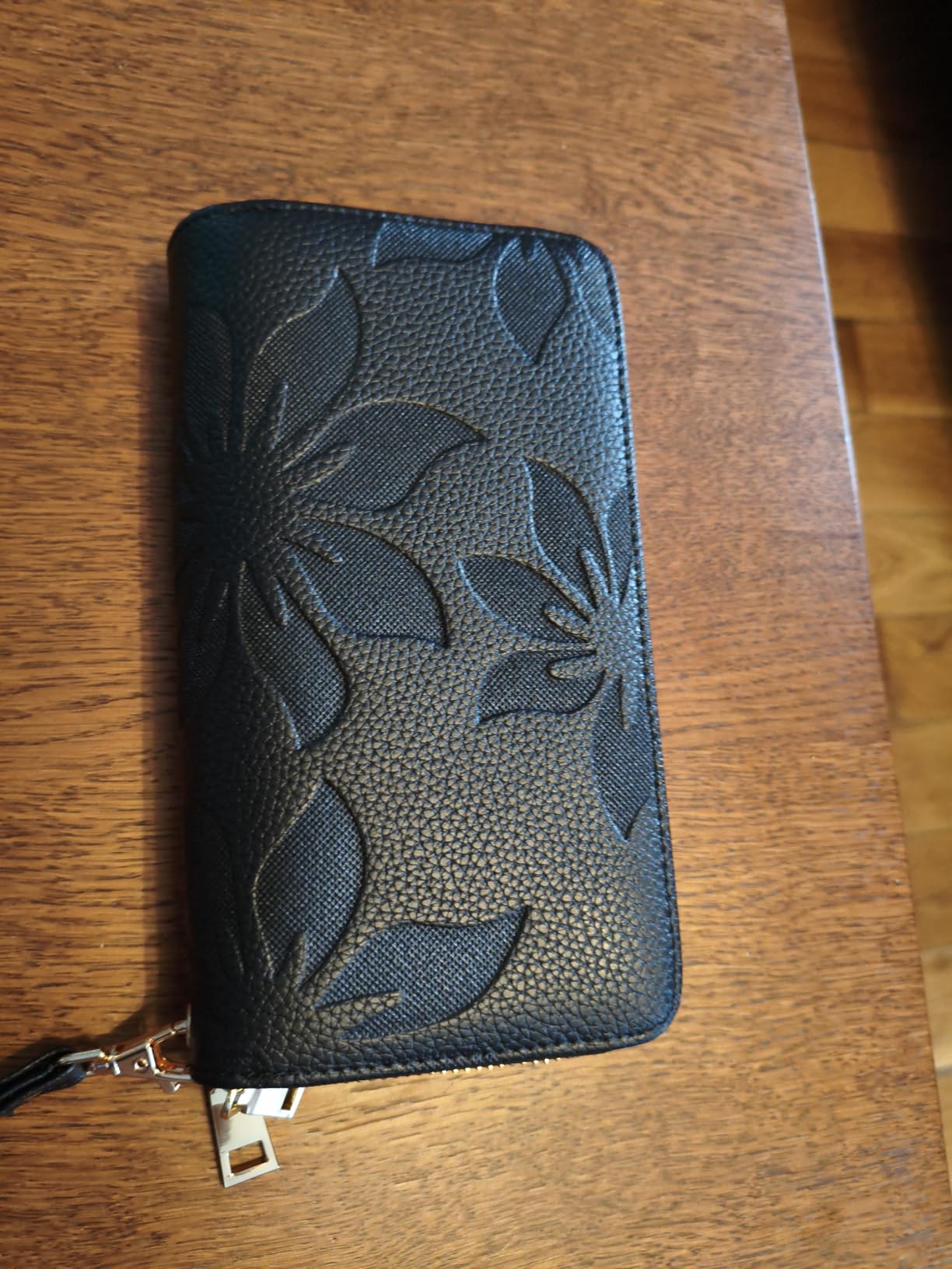 GOIACII WOMEN'S LARGE WALLET portafoglio donna grande C01-nero RFID doppia cerniera