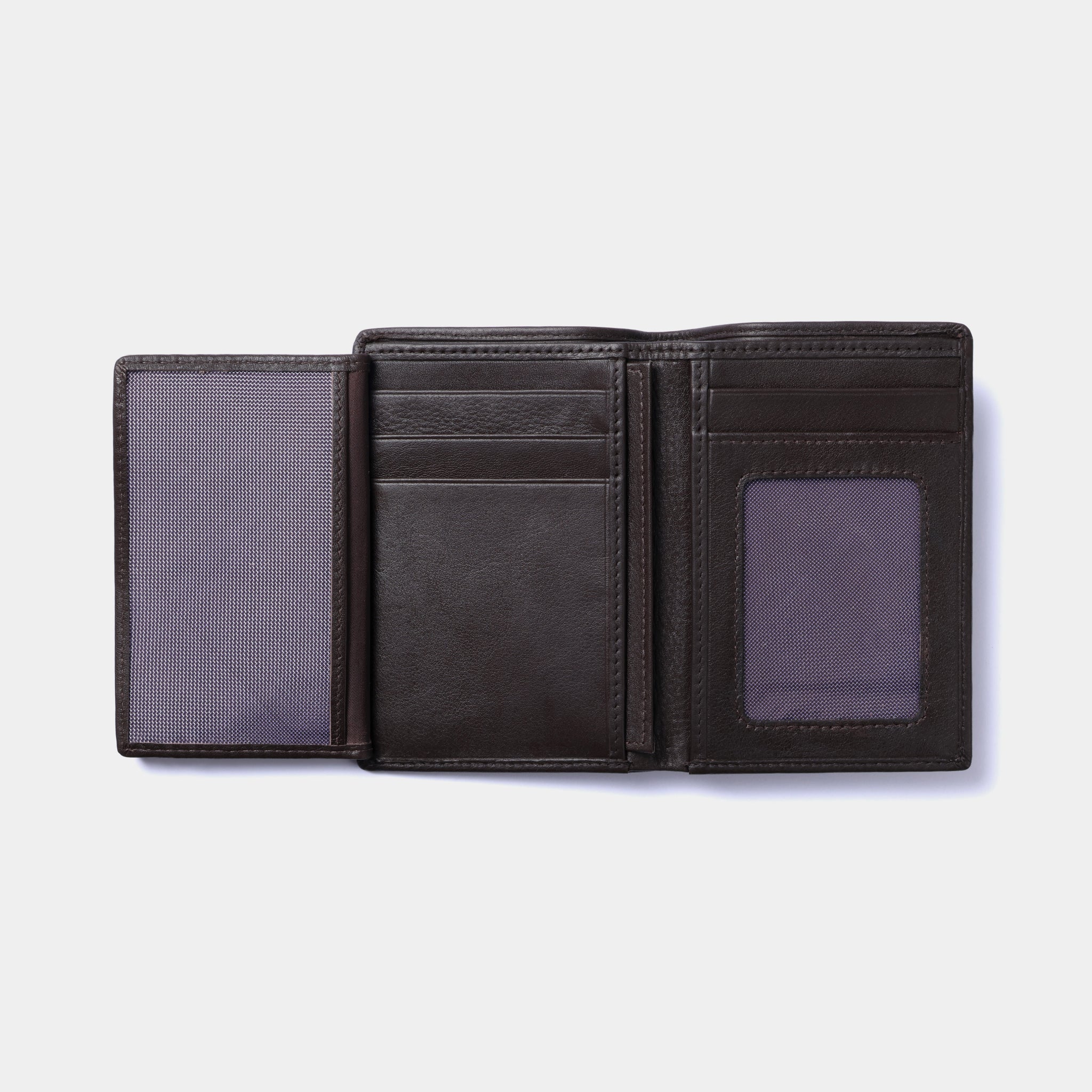 Miguel Bellido Carteras portafoglio in pelle nera con protezione RFID