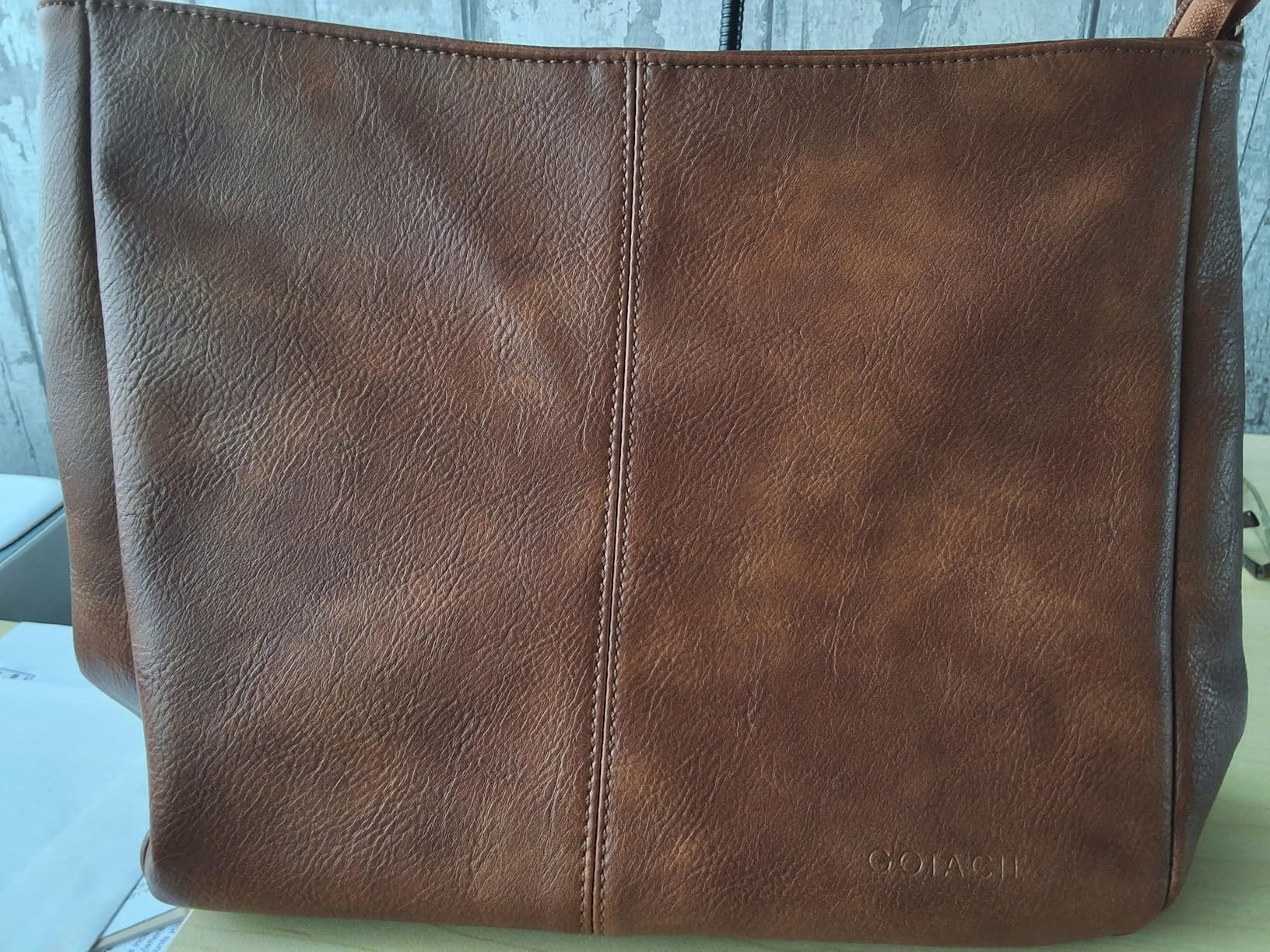 GOIACII BAG borsa a tracolla grande color caffè