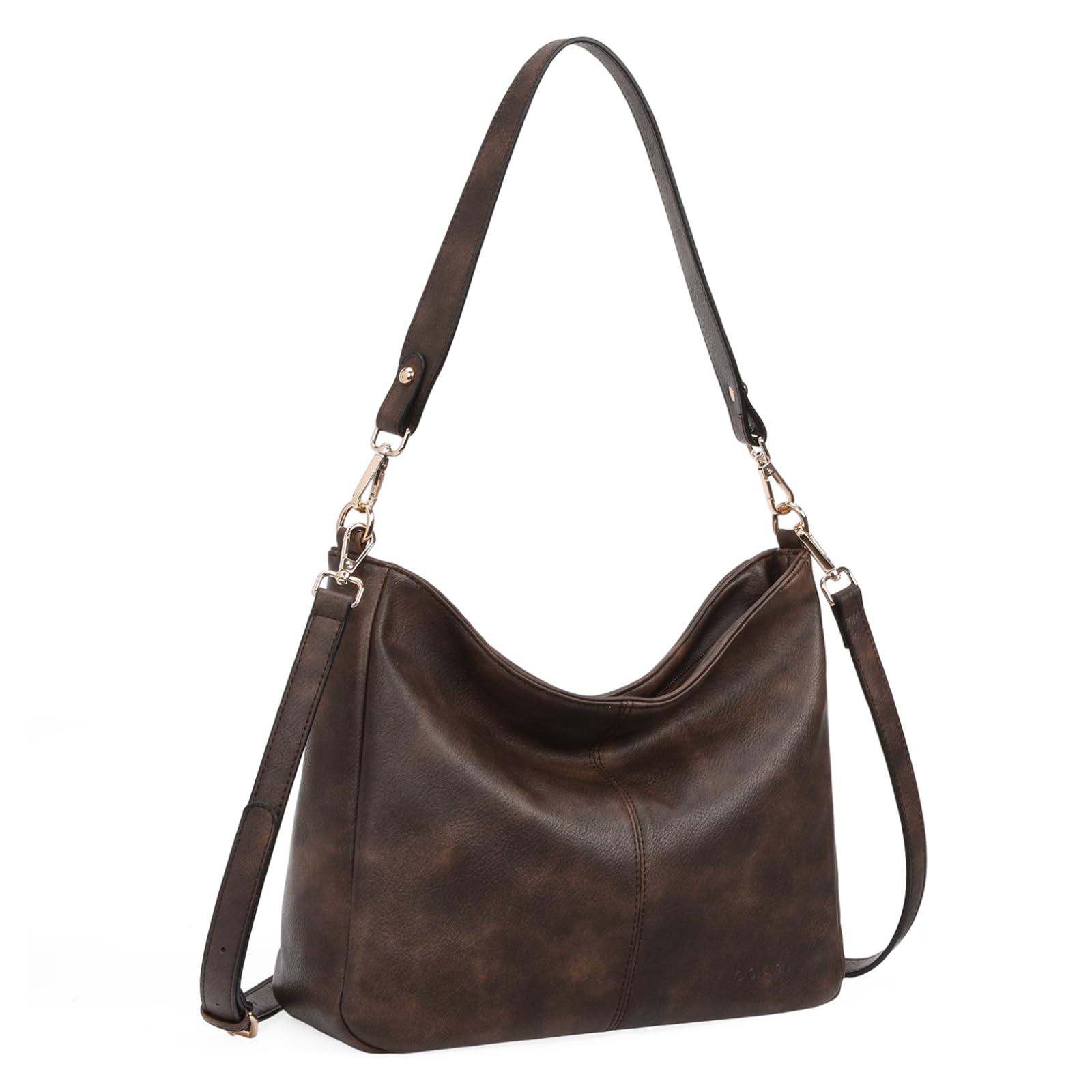 GOIACII BAG borsa a tracolla grande color caffè