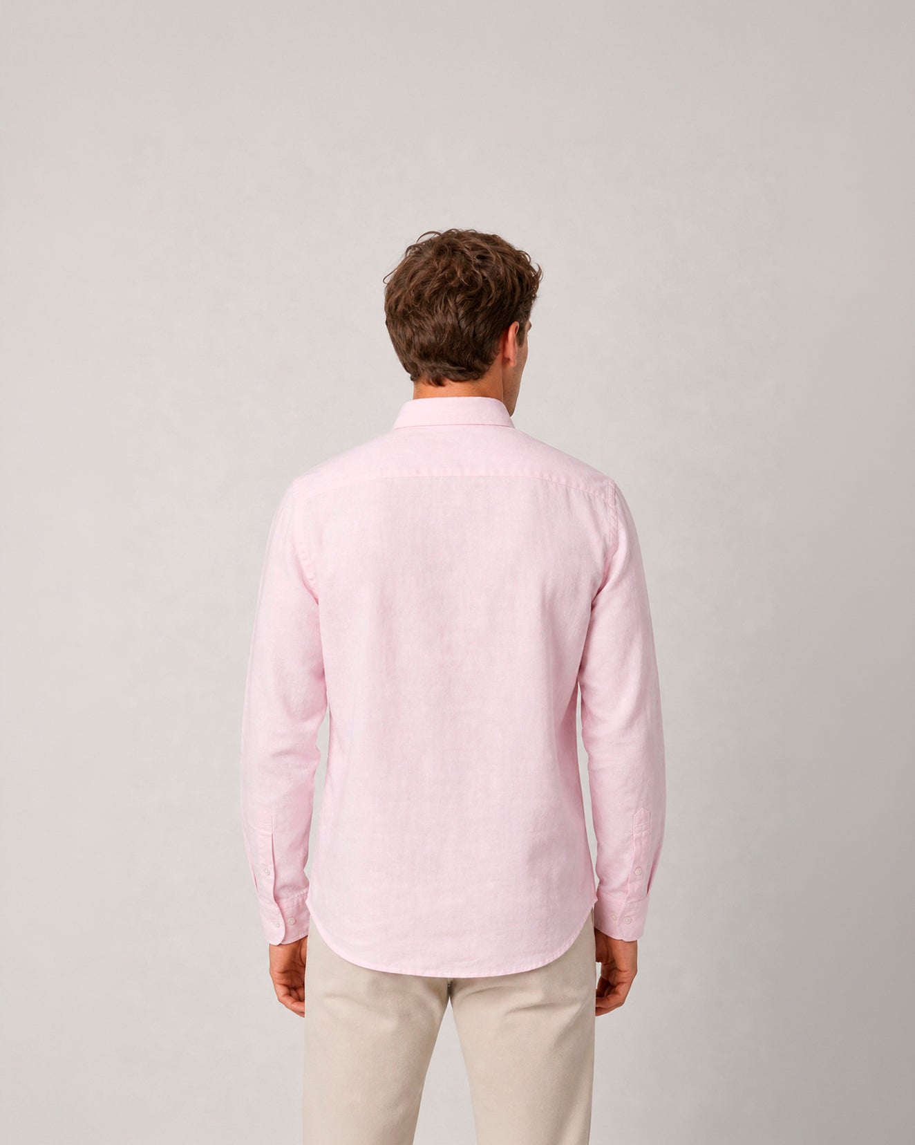 Miguel Bellido Camisas Camisa casual de lino camicia taglia 2-6, collo con bottoni