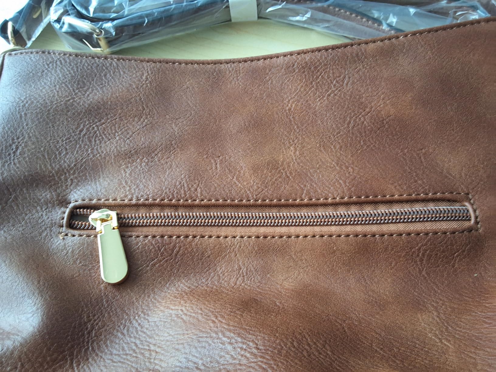 GOIACII BAG borsa a tracolla grande color caffè