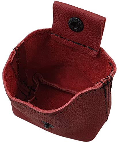 myledershop Münzbörsen portamonete in pelle di vacchetta