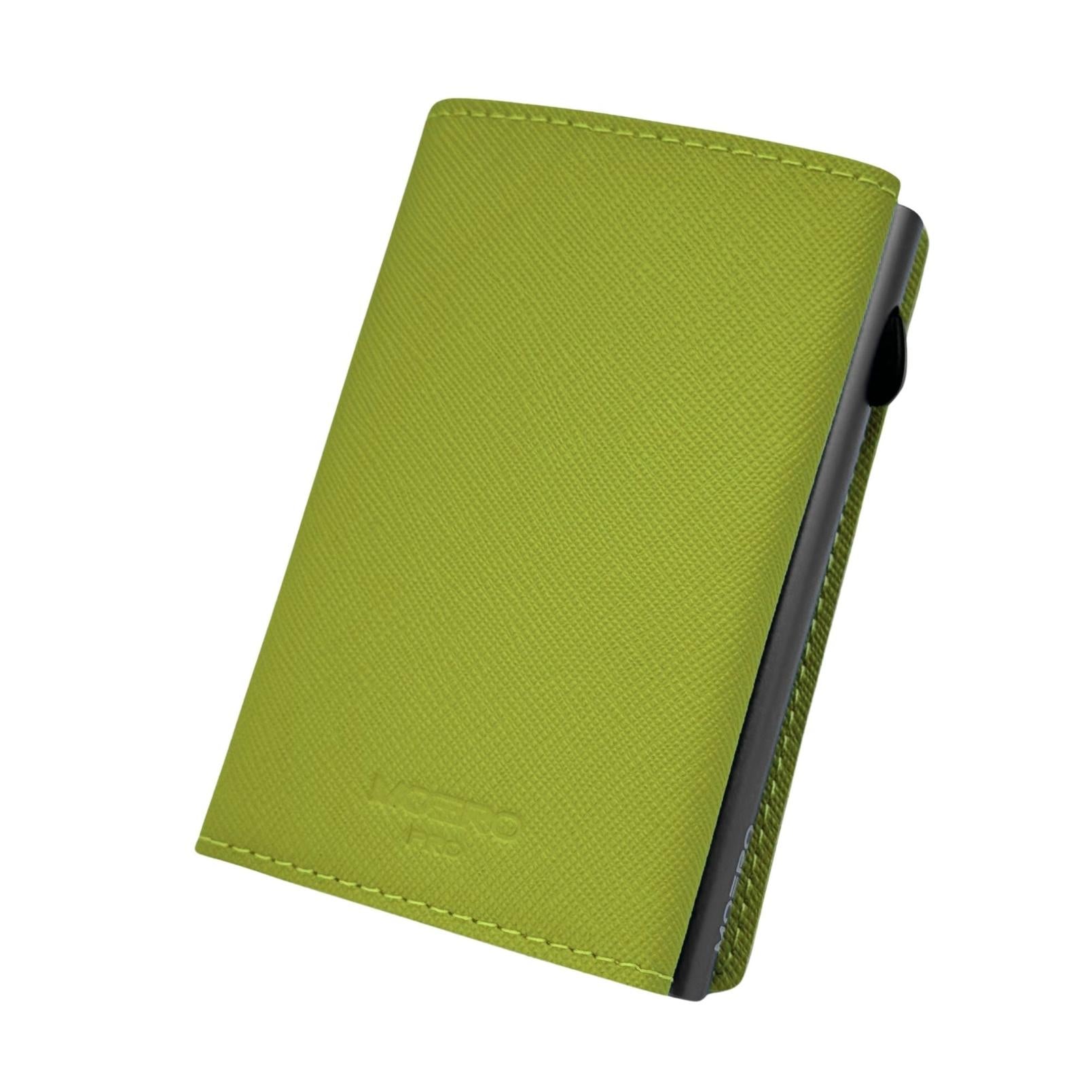 Moero Linea PRO PRO Saffiano portafoglio Lime 4.0 senza portamonete