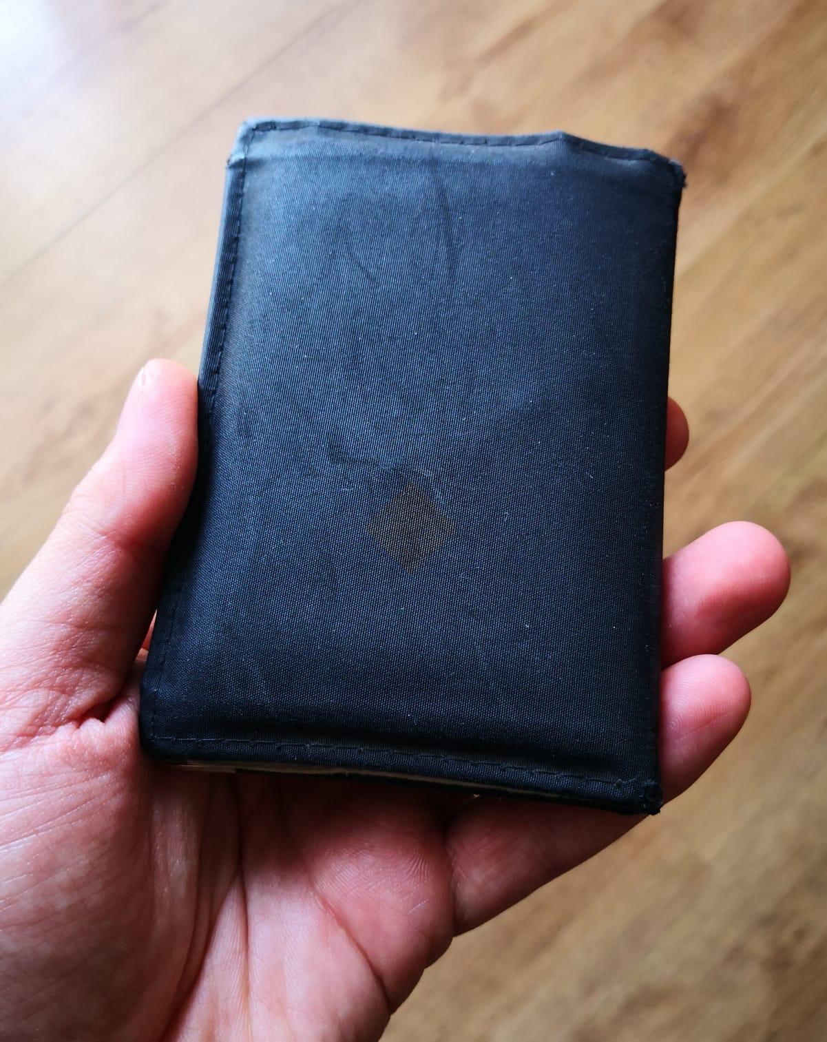 myledershop Karten- und Ausweisetuis porta carte d'identità e credito nero