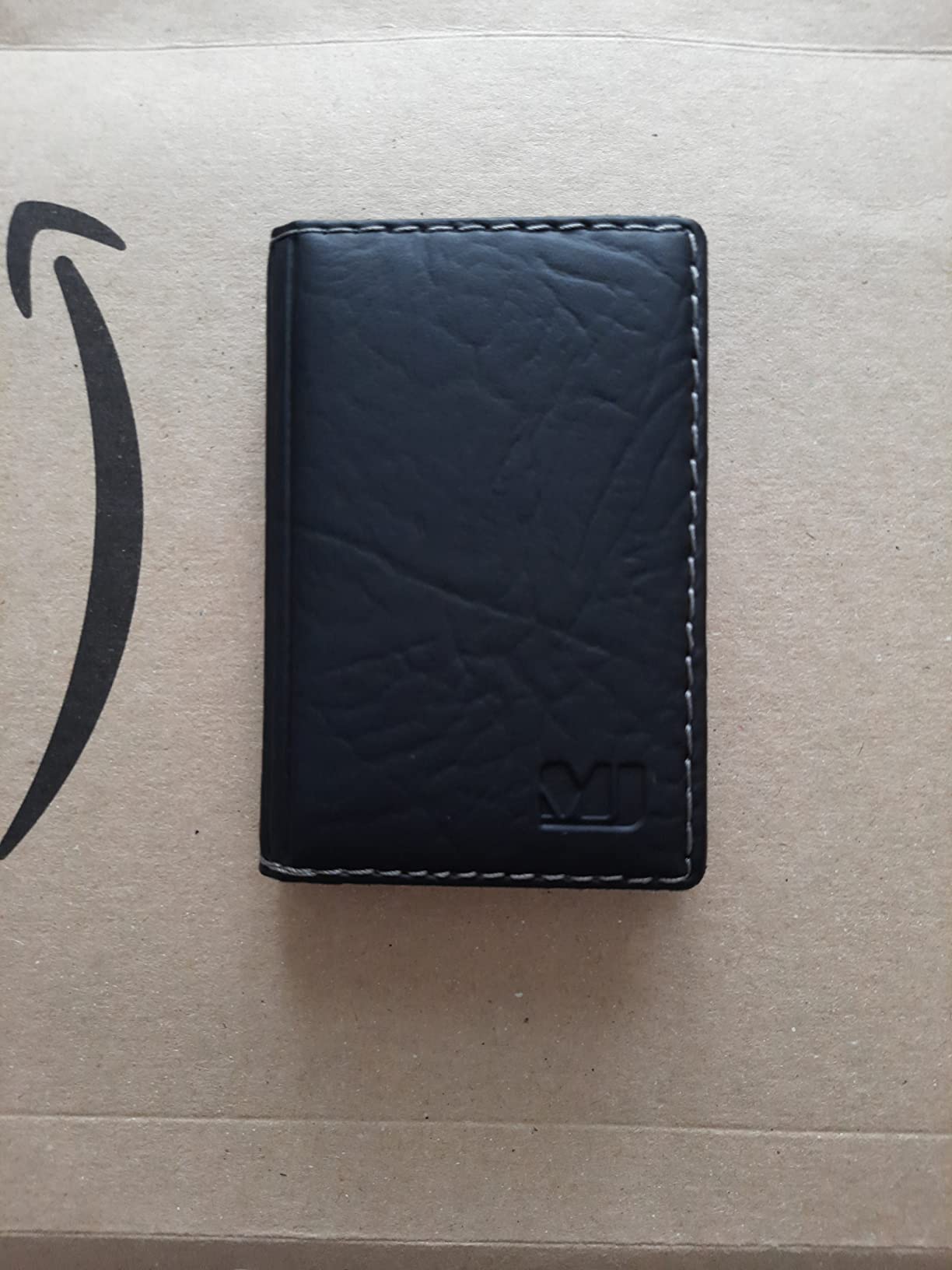 myledershop Kredit- und Visitenkartenetuis porta carte Design 4 nero