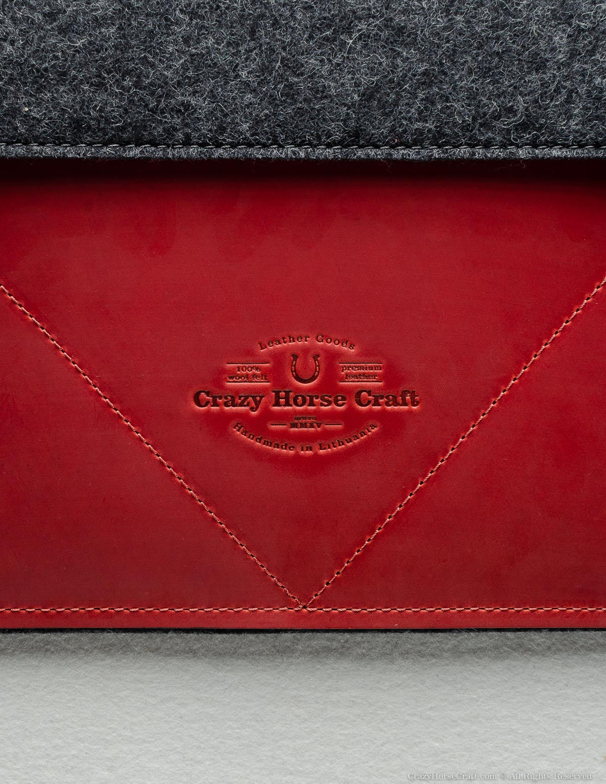 Crazy Horse Craft iPad and Kindle Cases Custodia iPad Pro/Air Fragola Red