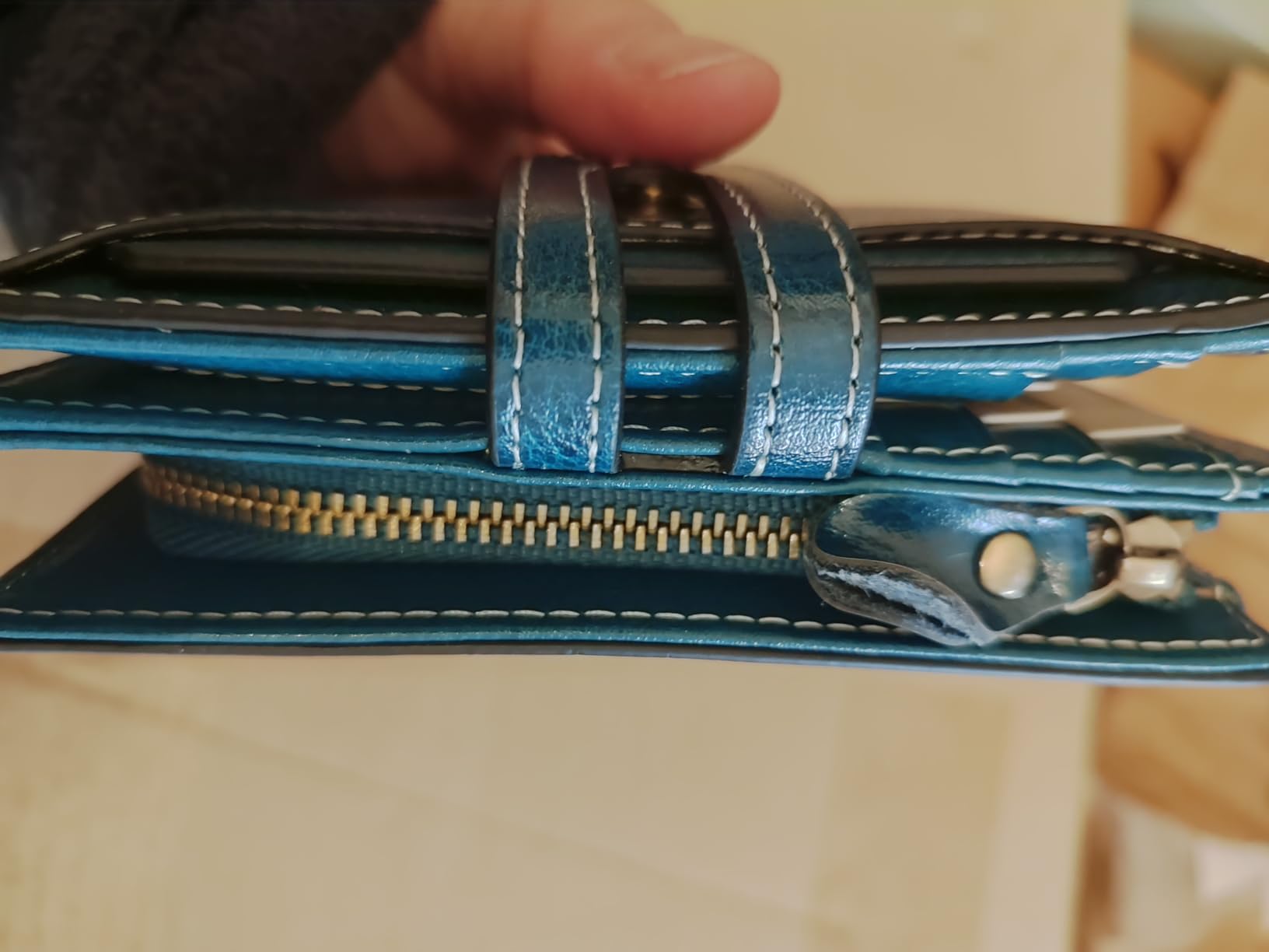 GOIACII SMALL WALLET portafoglio donna in pelle con blocco RFID