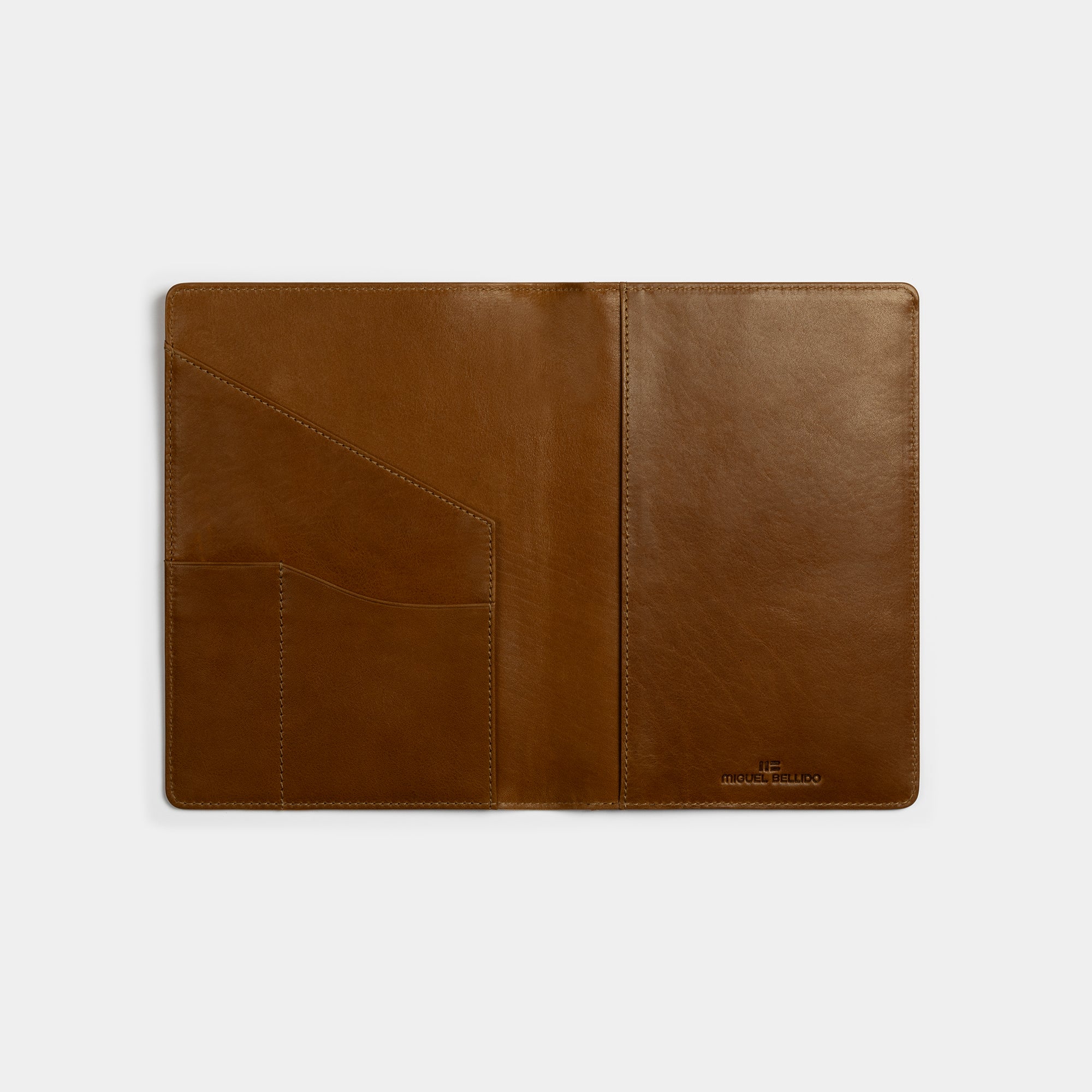 Miguel Bellido Accesorios funcionales Funda para agenda in pelle marrone chiaro