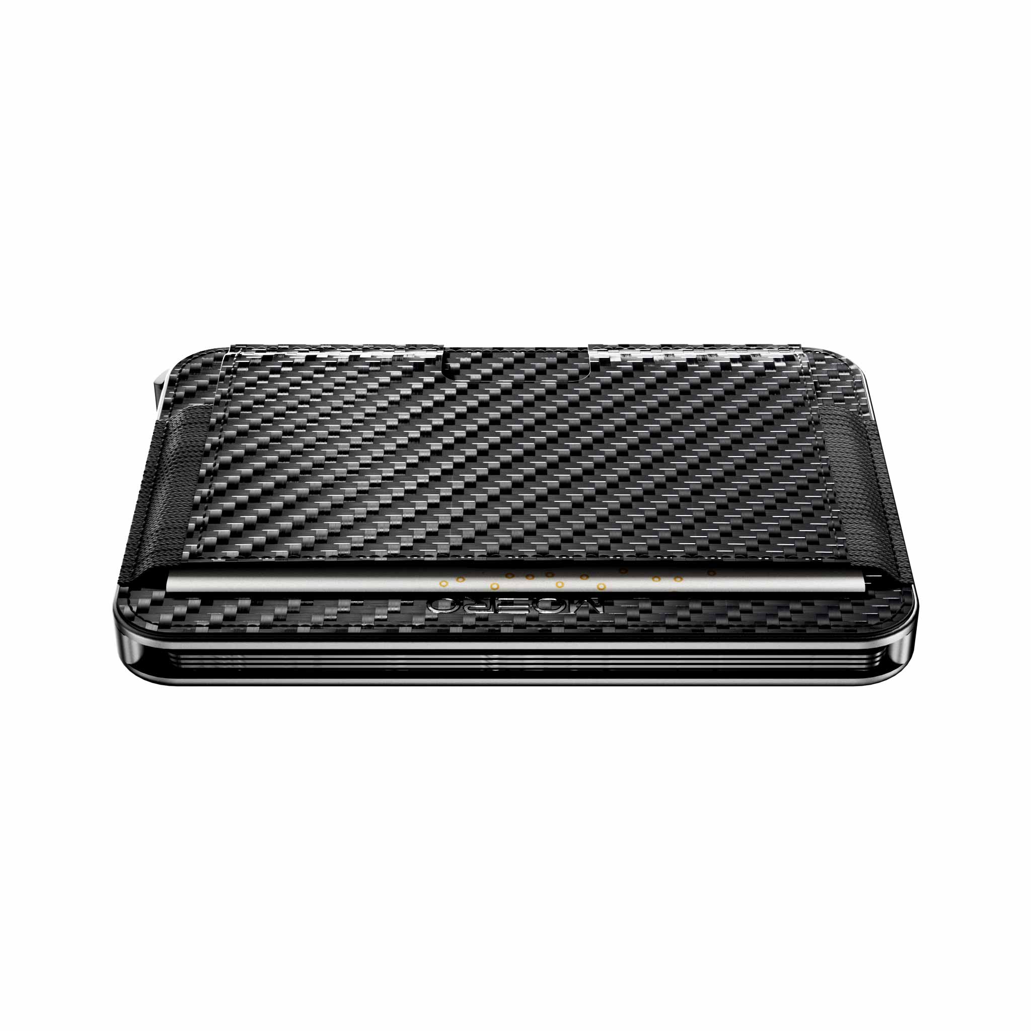 Moero Linea M2 M2 Pro Carbon Black portafoglio MagSafe RFID
