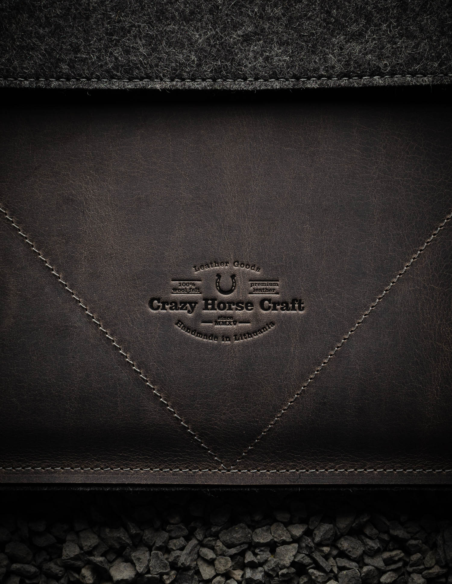Crazy Horse Craft MacBook Cases Leather MacBook Pro Air sleeve custodia grigio pietra