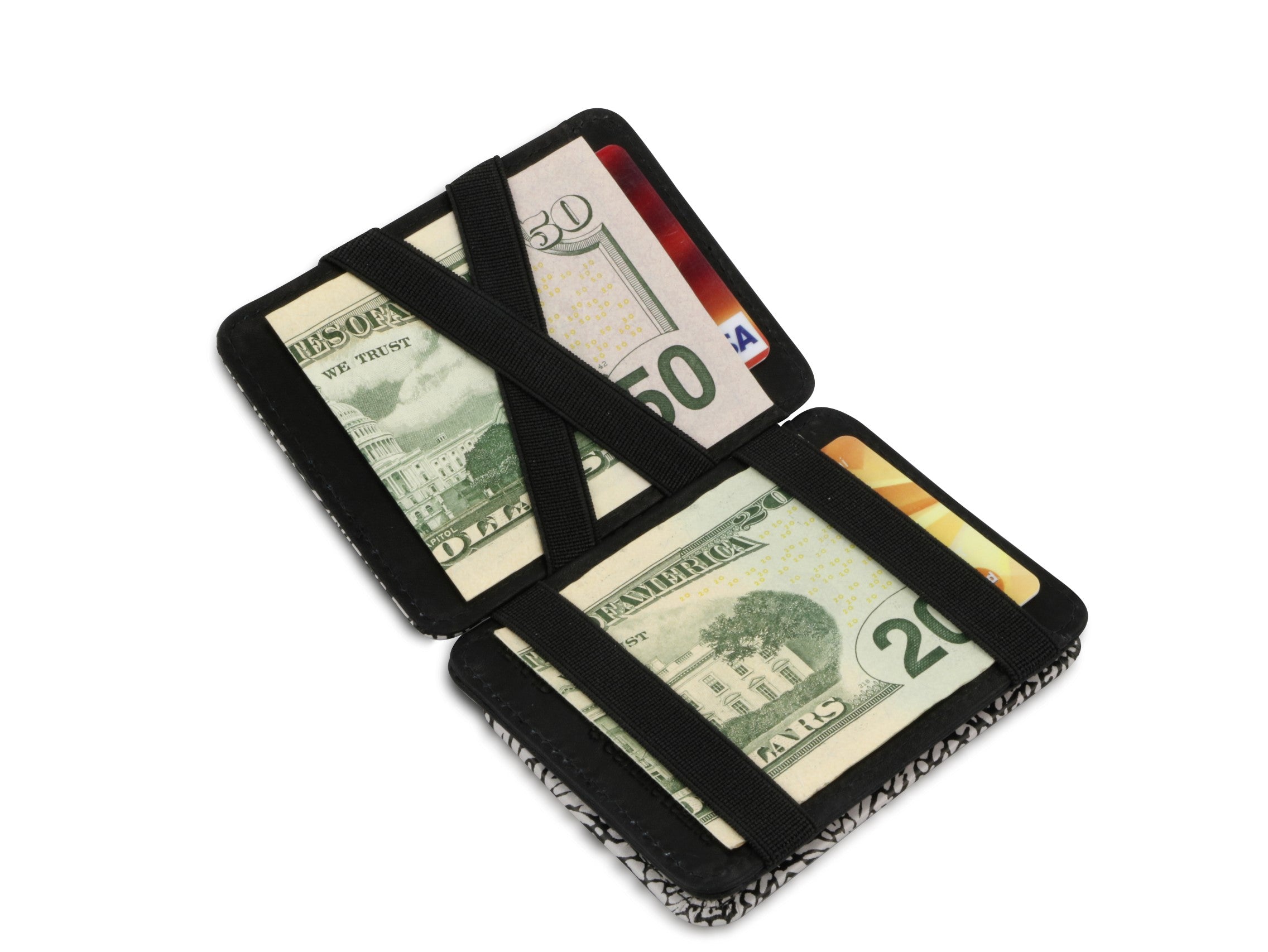 Hunterson The Elephant Prints The OG Coin portamonete Elephant Blue RFID