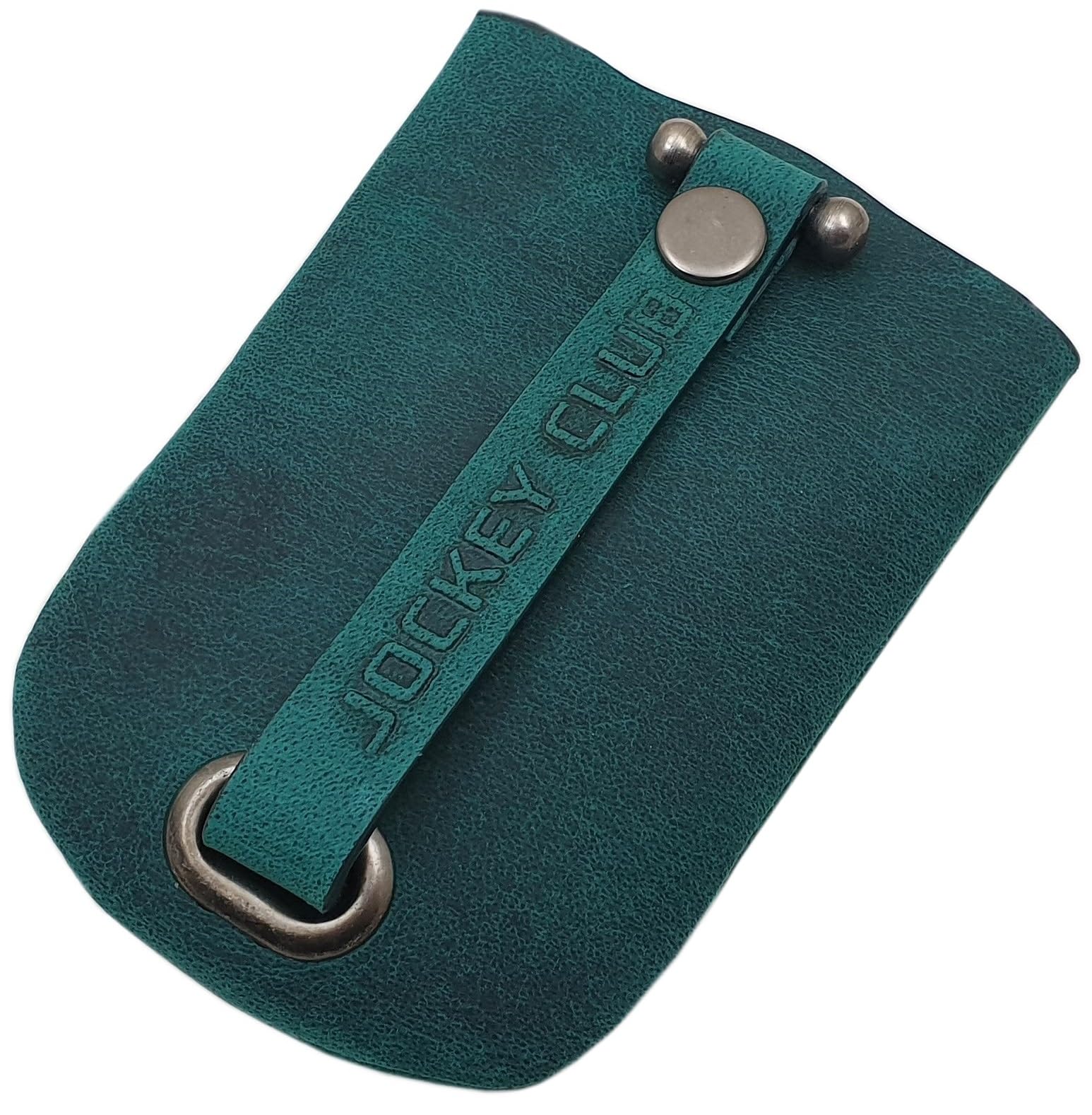 myledershop Schlüsseltaschen Sacchetto chiave in pelle di bufalo Cognac portachiavi con tasca