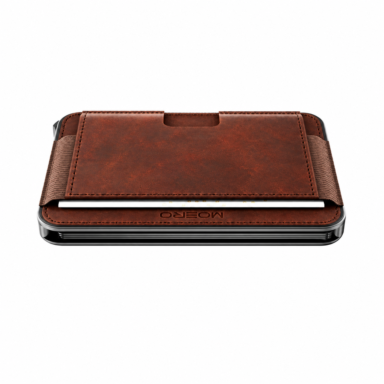 Moero Linea M2 M2 Pro Crazy Horse Whisky portafoglio MagSafe RFID