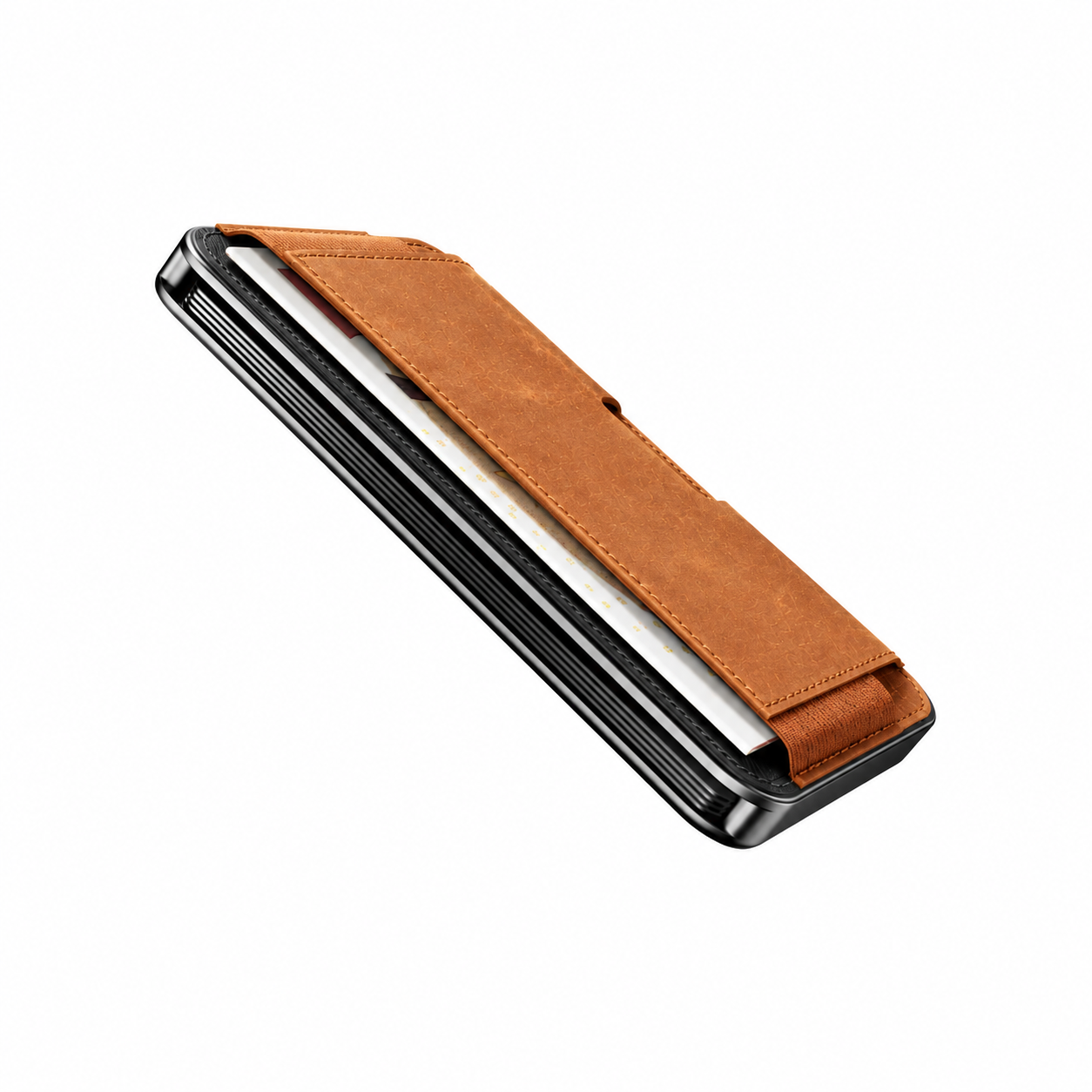 Moero Linea M2 M2 Pro portafoglio MagSafe cognac 7 carte RFID