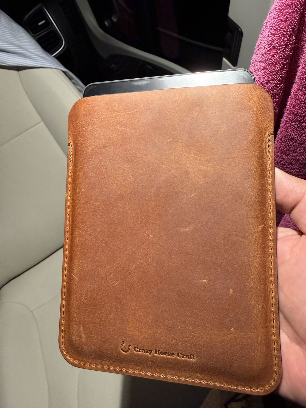 Crazy Horse Craft iPad and Kindle Cases Classic Leather Kindle Case custodia Kindle Classic Brown