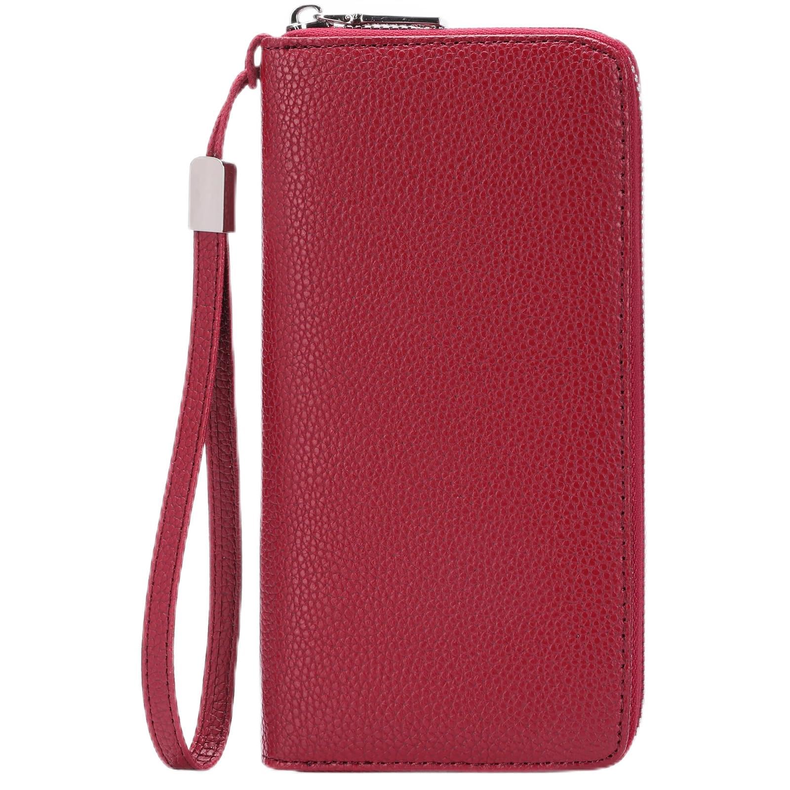 GOIACII WOMEN'S LARGE WALLET portafoglio donna A02 vino rosso RFID