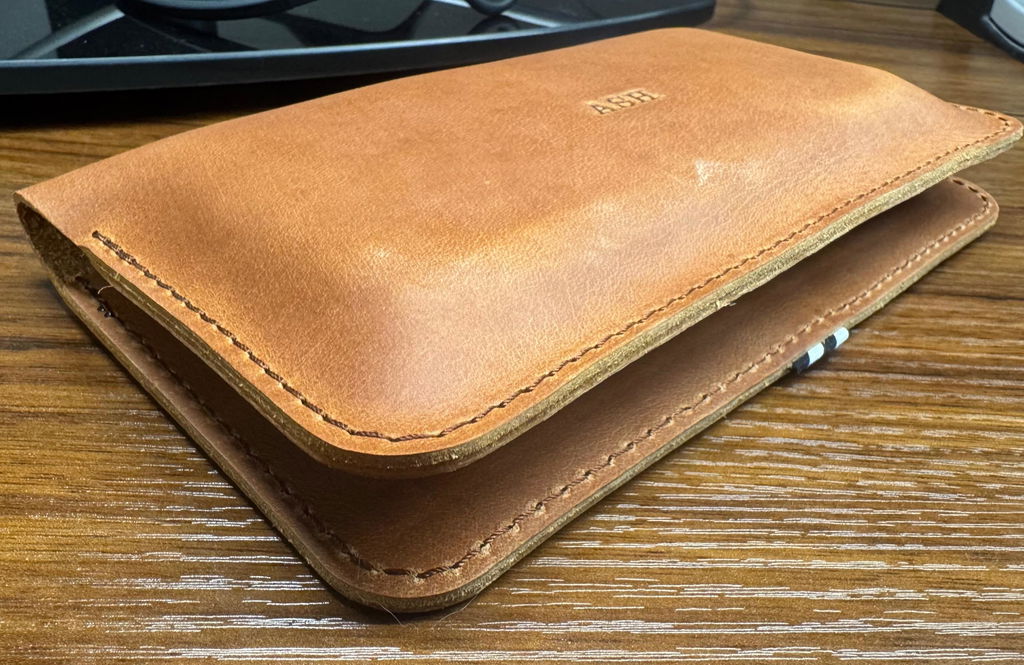 Crazy Horse Craft Phone Cases Leather Two iPhones Case Wallet custodia iPhone marrone