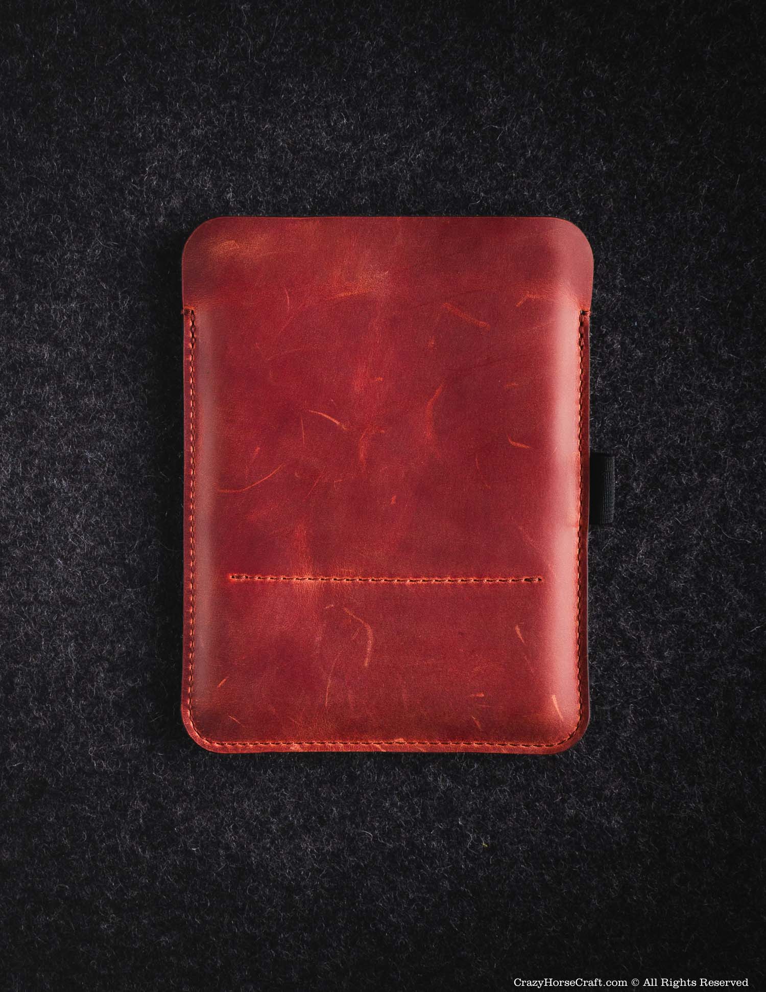 Crazy Horse Craft iPad and Kindle Cases Classic Leather & Felt Kindle Case / Sleeve custodia Kindle marrone classico in pelle vegetale