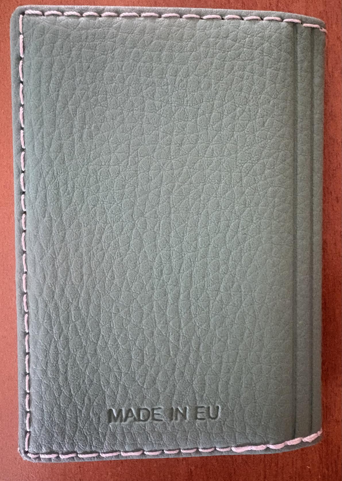 myledershop Kredit- und Visitenkartenetuis porta carte Design 4 nero