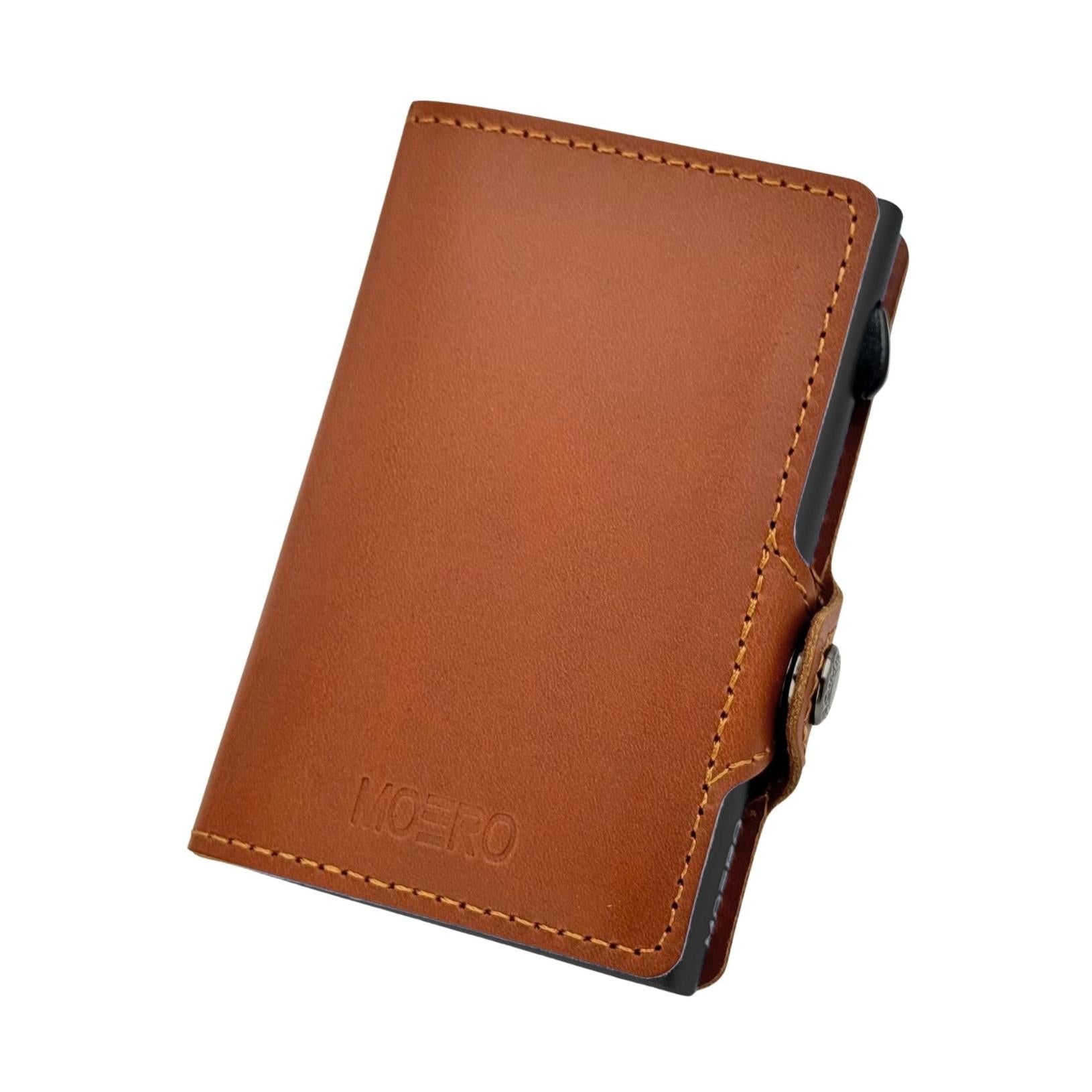 Moero Linea Classic Zip Prestige portafoglio marrone 4.0 RFID