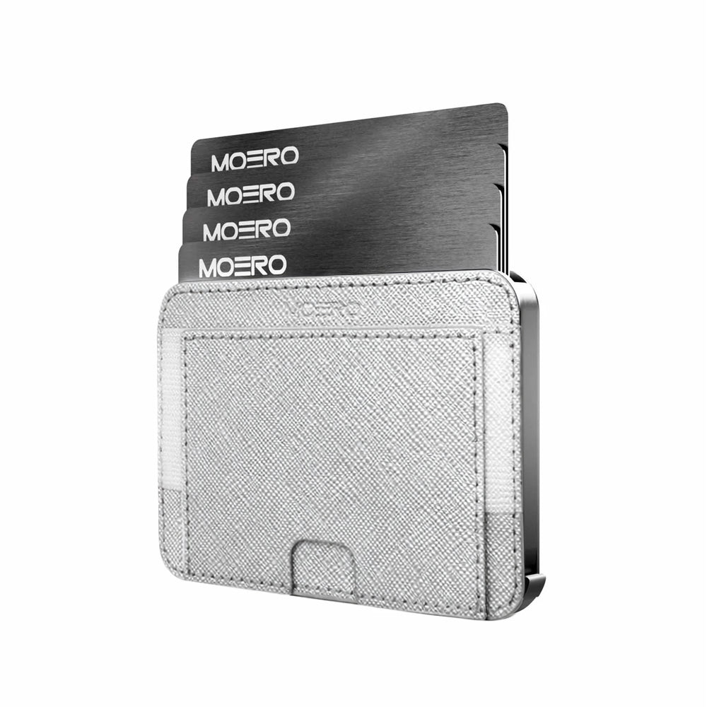 Moero Linea M2 M2 Pro portafoglio nero MagSafe 7 carte antigraffio